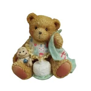 Enesco Cherished Teddies "Beary Special One" Vintage Baby 1st Birthday Figurine